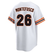 White Limited John Montefusco Youth San Francisco Giants Throwback Cooperstown Collection Jersey