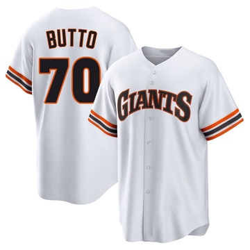 White Limited Jose Butto Men's San Francisco Giants Throwback Cooperstown Collection Jersey