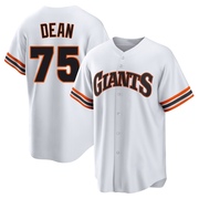 White Limited Justin Dean Youth San Francisco Giants Throwback Cooperstown Collection Jersey