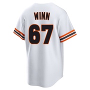 White Limited Keaton Winn Men's San Francisco Giants Throwback Cooperstown Collection Jersey