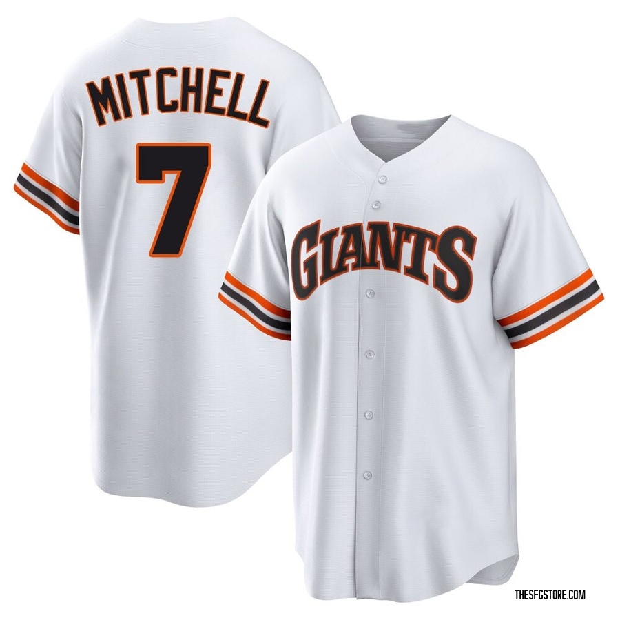 White Limited Kevin Mitchell Youth San Francisco Giants Throwback Cooperstown Collection Jersey