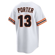 White Limited Logan Porter Men's San Francisco Giants Throwback Cooperstown Collection Jersey