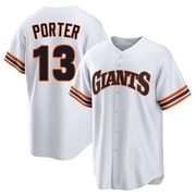 White Limited Logan Porter Youth San Francisco Giants Throwback Cooperstown Collection Jersey