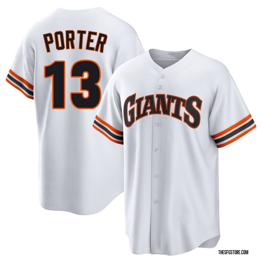 White Limited Logan Porter Youth San Francisco Giants Throwback Cooperstown Collection Jersey