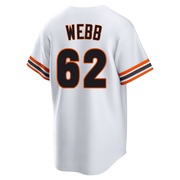 White Limited Logan Webb Men's San Francisco Giants Throwback Cooperstown Collection Jersey