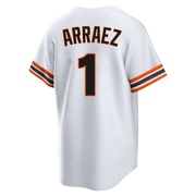 White Limited Luis Arraez Men's San Francisco Giants Throwback Cooperstown Collection Jersey