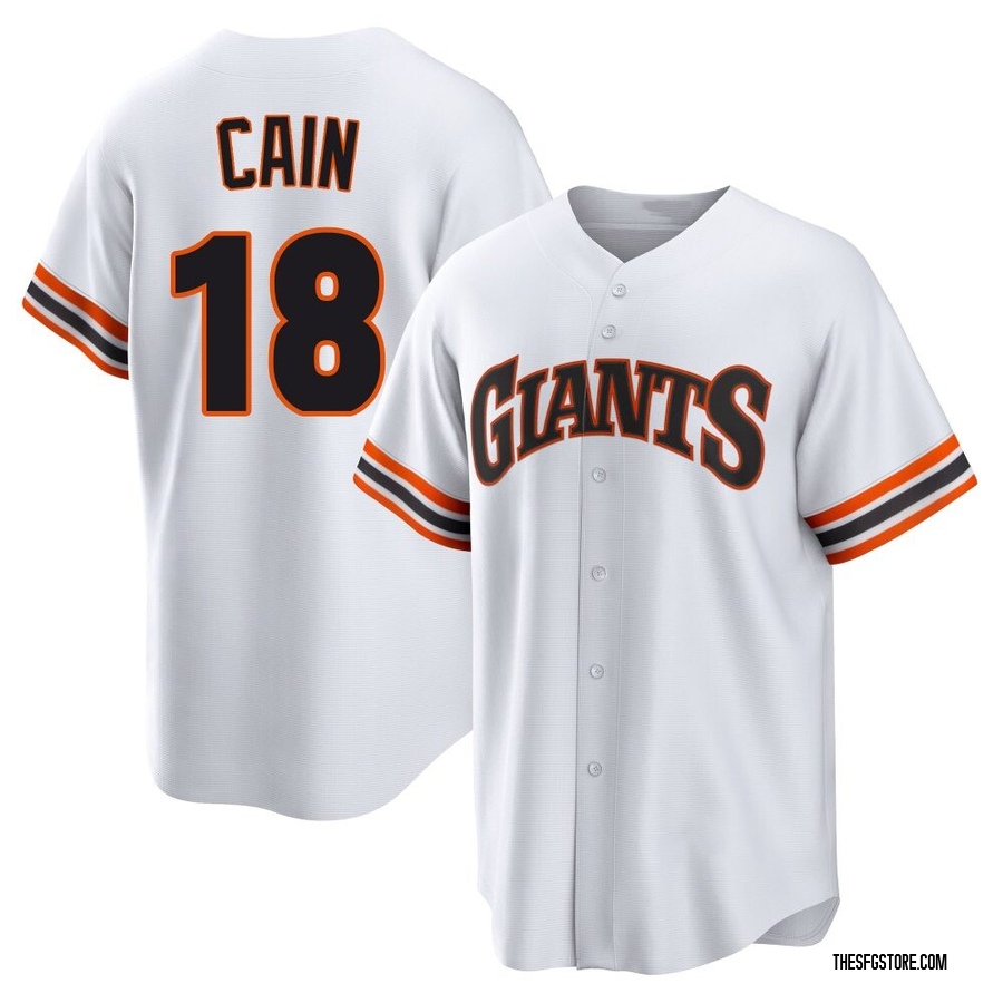 White Limited Matt Cain Men's San Francisco Giants Throwback Cooperstown Collection Jersey