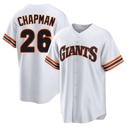 White Limited Matt Chapman Men's San Francisco Giants Throwback Cooperstown Collection Jersey