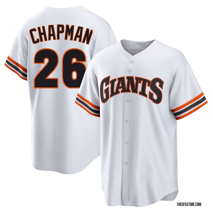 White Limited Matt Chapman Men's San Francisco Giants Throwback Cooperstown Collection Jersey