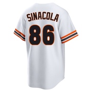White Limited Nicholas Sinacola Youth San Francisco Giants Throwback Cooperstown Collection Jersey
