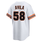 White Limited Nick Avila Youth San Francisco Giants Throwback Cooperstown Collection Jersey