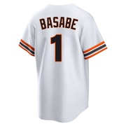 White Limited Osleivis Basabe Men's San Francisco Giants Throwback Cooperstown Collection Jersey