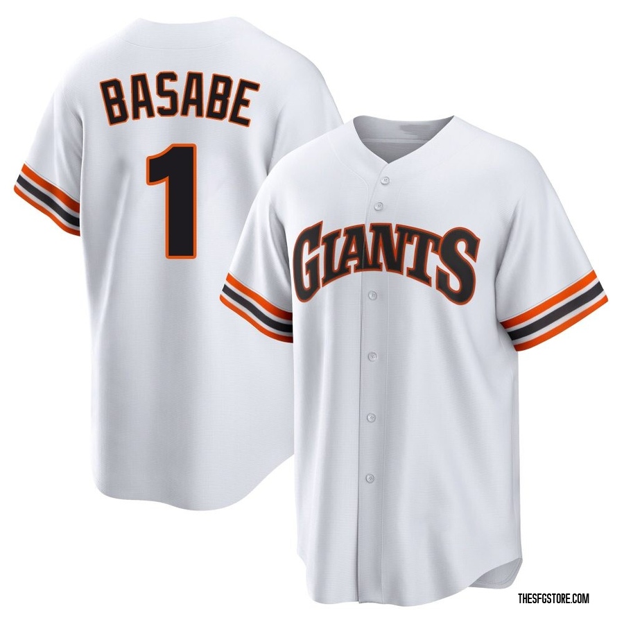 White Limited Osleivis Basabe Youth San Francisco Giants Throwback Cooperstown Collection Jersey