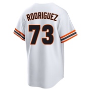 White Limited Randy Rodriguez Men's San Francisco Giants Throwback Cooperstown Collection Jersey