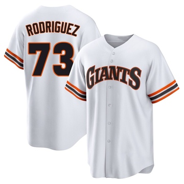 White Limited Randy Rodriguez Men's San Francisco Giants Throwback Cooperstown Collection Jersey