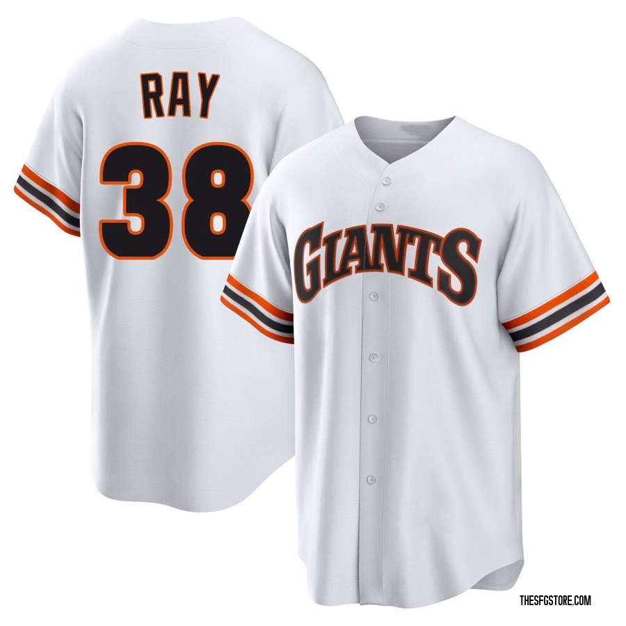 White Limited Robbie Ray Men's San Francisco Giants Throwback Cooperstown Collection Jersey
