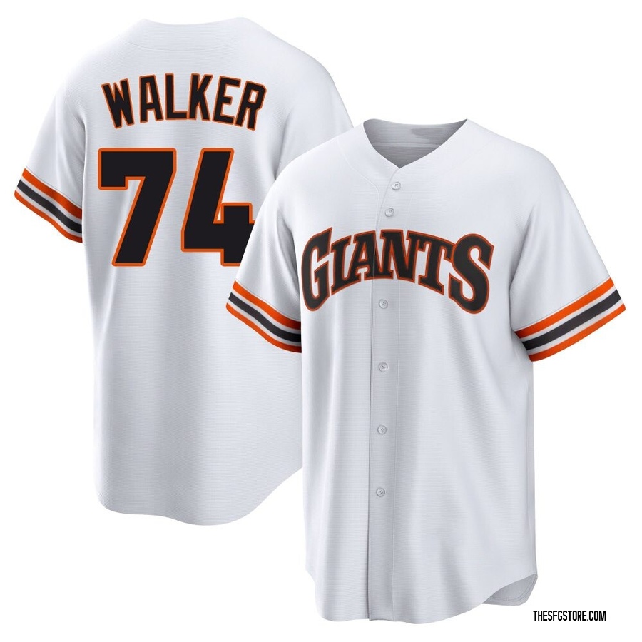 White Limited Ryan Walker Youth San Francisco Giants Throwback Cooperstown Collection Jersey