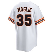 White Limited Sal Maglie Men's San Francisco Giants Throwback Cooperstown Collection Jersey