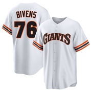 White Limited Spencer Bivens Youth San Francisco Giants Throwback Cooperstown Collection Jersey