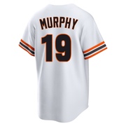 White Limited Tom Murphy Men's San Francisco Giants Throwback Cooperstown Collection Jersey