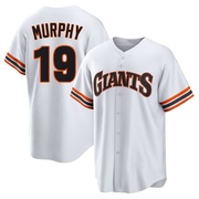 White Limited Tom Murphy Youth San Francisco Giants Throwback Cooperstown Collection Jersey