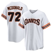 White Limited Trevor McDonald Youth San Francisco Giants Throwback Cooperstown Collection Jersey