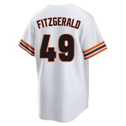White Limited Tyler Fitzgerald Men's San Francisco Giants Throwback Cooperstown Collection Jersey