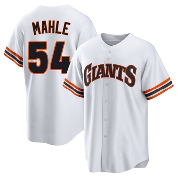White Limited Tyler Mahle Men's San Francisco Giants Throwback Cooperstown Collection Jersey