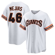 White Limited Ubert Mejias Youth San Francisco Giants Throwback Cooperstown Collection Jersey