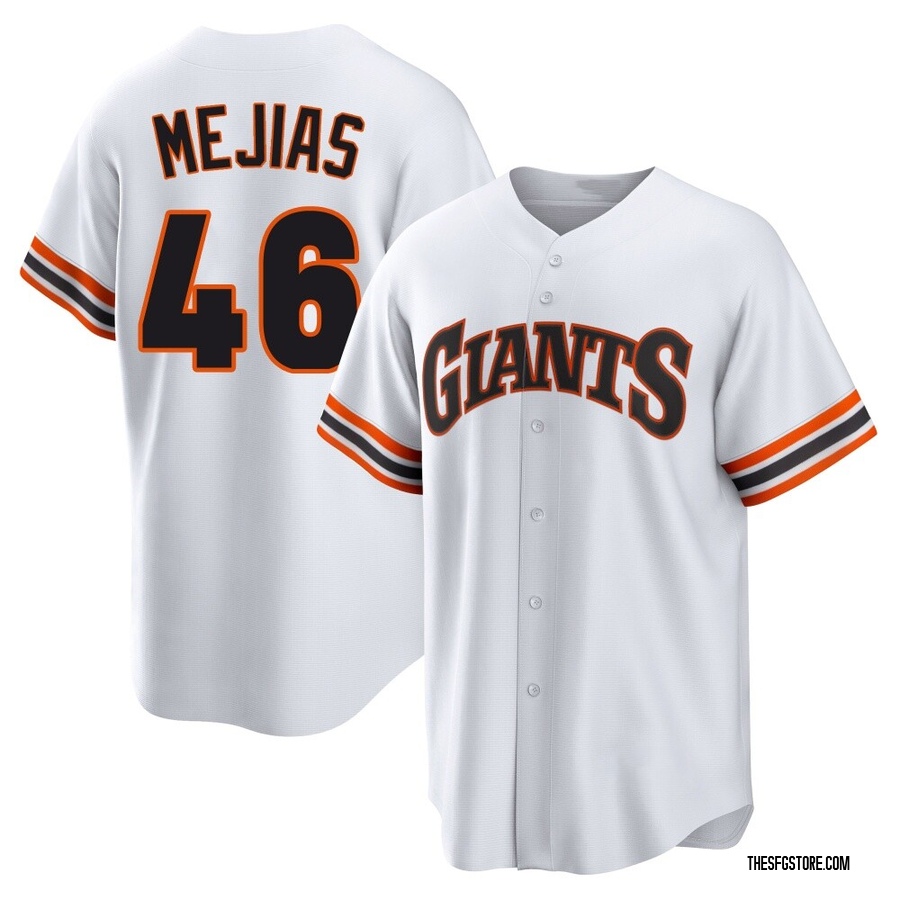 White Limited Ubert Mejias Youth San Francisco Giants Throwback Cooperstown Collection Jersey