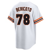 White Limited Victor Bericoto Men's San Francisco Giants Throwback Cooperstown Collection Jersey