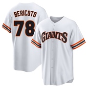 White Limited Victor Bericoto Youth San Francisco Giants Throwback Cooperstown Collection Jersey