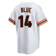 White Limited Vida Blue Men's San Francisco Giants Throwback Cooperstown Collection Jersey