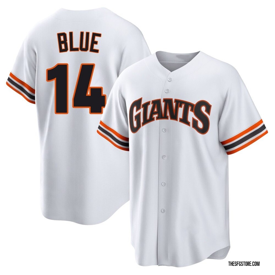 White Limited Vida Blue Men's San Francisco Giants Throwback Cooperstown Collection Jersey