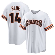 White Limited Vida Blue Youth San Francisco Giants Throwback Cooperstown Collection Jersey