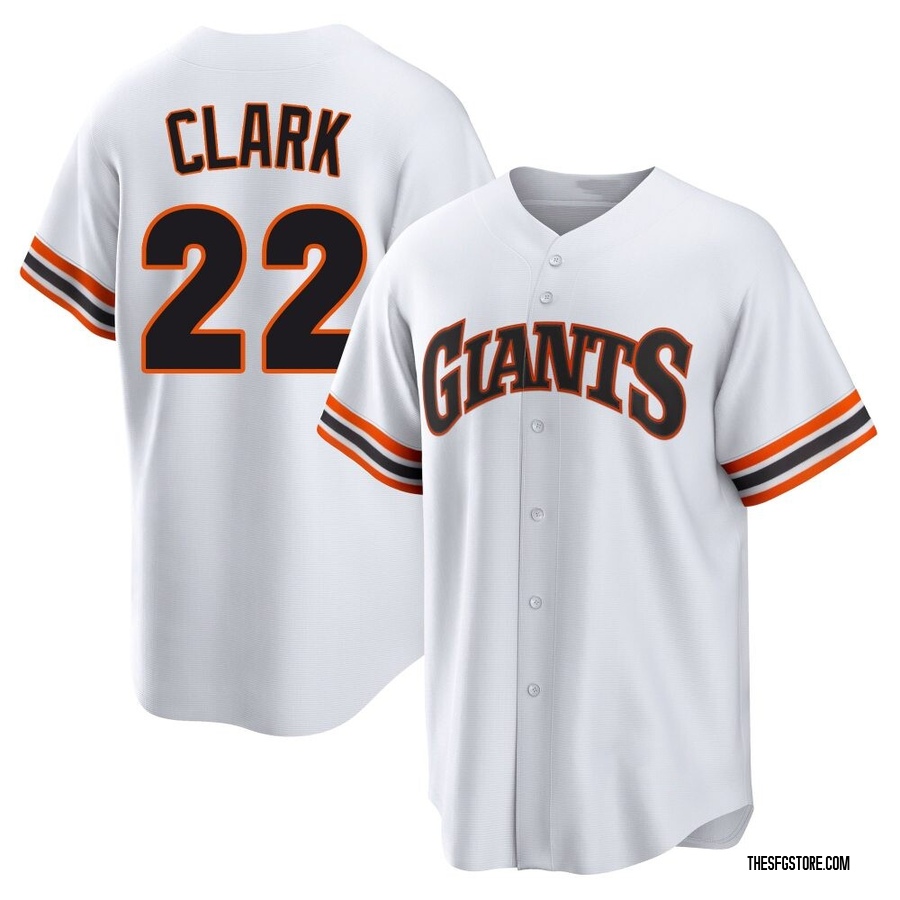 White Limited Will Clark Men's San Francisco Giants Throwback Cooperstown Collection Jersey