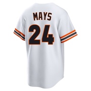 White Limited Willie Mays Men's San Francisco Giants Throwback Cooperstown Collection Jersey