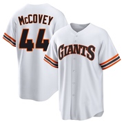 White Limited Willie McCovey Youth San Francisco Giants Throwback Cooperstown Collection Jersey