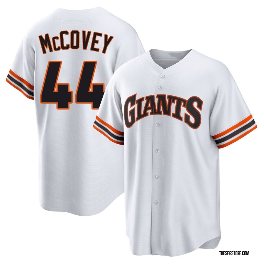 White Limited Willie McCovey Youth San Francisco Giants Throwback Cooperstown Collection Jersey