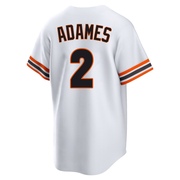 White Limited Willy Adames Youth San Francisco Giants Throwback Cooperstown Collection Jersey