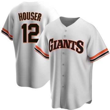 White Replica Adrian Houser Youth San Francisco Giants Home Cooperstown Collection Jersey