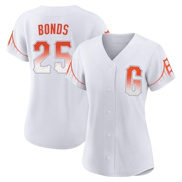 White Replica Bobby Bonds Women's San Francisco Giants 2021 City Connect Jersey