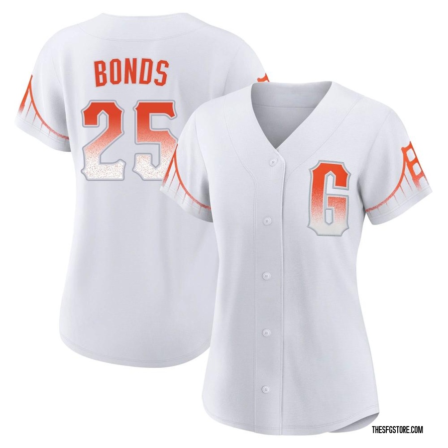 White Replica Bobby Bonds Women's San Francisco Giants 2021 City Connect Jersey
