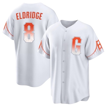 White Replica Bryce Eldridge Men's San Francisco Giants 2021 City Connect Jersey