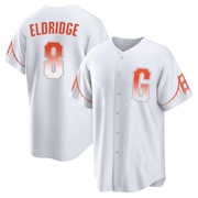 White Replica Bryce Eldridge Youth San Francisco Giants 2021 City Connect Jersey