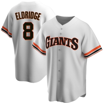 White Replica Bryce Eldridge Youth San Francisco Giants Home Cooperstown Collection Jersey
