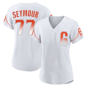 White Replica Carson Seymour Women's San Francisco Giants 2021 City Connect Jersey