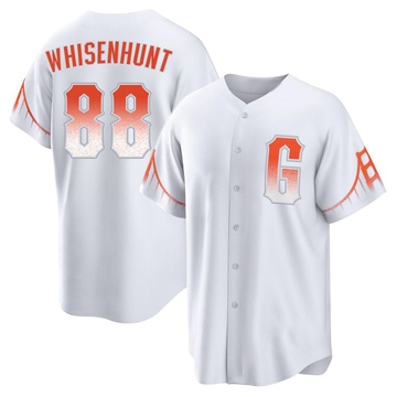 White Replica Carson Whisenhunt Men's San Francisco Giants 2021 City Connect Jersey