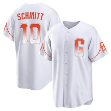 White Replica Casey Schmitt Men's San Francisco Giants 2021 City Connect Jersey