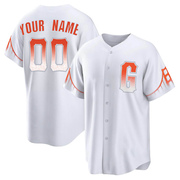 White Replica Custom Youth San Francisco Giants 2021 City Connect Jersey